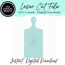 Load image into Gallery viewer, Large Breadboard Shape | Farmhouse Decor SVG | Base Breadboard Shape | SVG Laser File | Boho Signs | Farmhouse Decor SVG