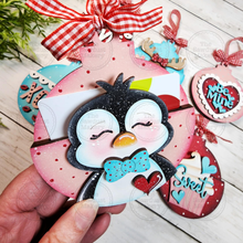 Load image into Gallery viewer, Valentine Tag Ornament Gift Card Holder Laser Cut SVG File | Gift Basket Tag | Laser SVG File | Gift Card Holder | Ornament Gift