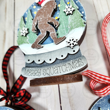 Load image into Gallery viewer, Sasquatch Bigfoot Lighted Snow Globe Ornament SVG File | Laser Cut File | Fairy Light Ornament svg | Ornament SVG | Sasquatch svg