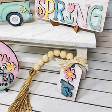 Load image into Gallery viewer, Hello Spring Tiered Tray SVG File | Spring svg  | Laser Cut File | Glowforge | Spring SVG File | Bloom SVG | Flowers | Spring Truck
