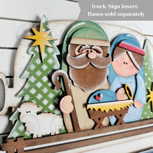 Load image into Gallery viewer, Add-on for Interchangeable Farmhouse Truck SVG | 12" and 24" Truck SVG | Nativity Manger Truck | Manger | Christmas Interchangeable SVG