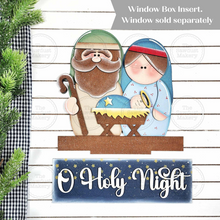 Load image into Gallery viewer, Add-on for Interchangeable Window Box | Nativity Window Box Insert SVG | Laser Cut File | Window Box Shelf Sitter