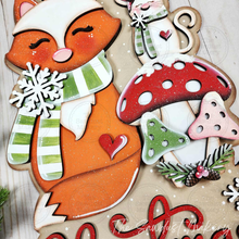 Load image into Gallery viewer, Forest Friends Christmas Ornament Bundle SVG File | Laser Cut File | Christmas Ornament | Ornament SVG | Fox & Mice Christmas Ornaments SVG
