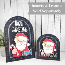 Load image into Gallery viewer, Interchangeable Large Arched Boho Sign Insert | Merry Christmas Santa | SVG Laser Cut File | Boho Signs | Seasonal Interchangeable SVG