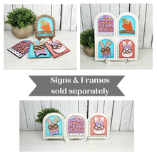 Load image into Gallery viewer, Easter Day Mini Arch Sign Set SVG Sign Bundle | Seasonal Interchangeable Mini Sign Bundle | SVG Laser Cut File | Boho Signs