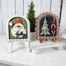 Load image into Gallery viewer, Christmas Santa Mini Arch Sign Set SVG Sign Bundle | Seasonal Interchangeable Mini Sign Bundle | SVG Laser Cut File | Boho Signs