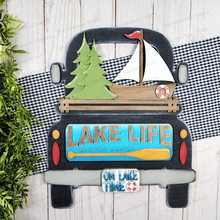 Load image into Gallery viewer, Add-on for Interchangeable Farmhouse Truck SVG | 12" and 24" Truck SVG | Lake Life Truck Insert | Summer Lake Truck