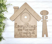 Load image into Gallery viewer, Interchangeable Home 3" round Sign Frame Bundle SVG | Laser Cut File | Glowforge | 3" Round Insert Frame | Seasonal Interchangeable