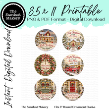 Load image into Gallery viewer, First Christmas New Home 3" Round Printables