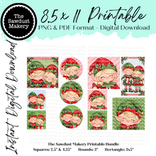 Load image into Gallery viewer, Elf Printable 2 Sheet Bundle Project Pack