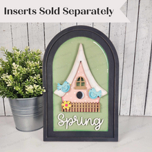 Load image into Gallery viewer, Interchangeable Large Double Framed Arched Boho Sign Frame SVG | Laser Cut File | Boho Frame | Seasonal Interchangeable SVG