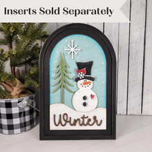 Load image into Gallery viewer, Interchangeable Large Double Framed Arched Boho Sign Frame SVG | Laser Cut File | Boho Frame | Seasonal Interchangeable SVG