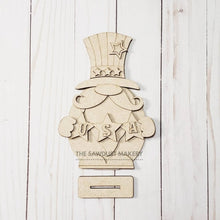 Load image into Gallery viewer, Uncle Sam Gnome SVG File | Laser Cut File | Standing Uncle Sam Gnome SVG File | Gnome | Gnome Shelf Sitter | USA | 4th of July