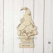 Load image into Gallery viewer, Lemonade Gnome SVG File | Laser Cut File | Standing Lemonade Gnome SVG | Gnome | Gnome Shelf Sitter | Pucker Up | Lemon SVG