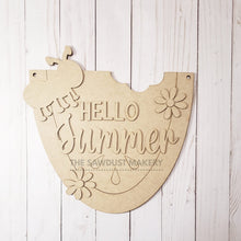 Load image into Gallery viewer, Watermelon Door Hanger SVG File | Laser Cut File | Watermelon SVG File | Door Hanger svg | Hello Summer SVG | Ant svg | Daisy svg | Summer