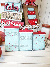 Load image into Gallery viewer, Vintage Baking Tiered Tray SVG File | Laser Cut File | Made with Love | Homemade | Kitchen svg | Baking SVG | Mixer SVG | Vintage Kitchen