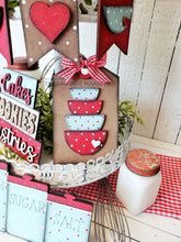 Load image into Gallery viewer, Vintage Baking Tiered Tray SVG File | Laser Cut File | Made with Love | Homemade | Kitchen svg | Baking SVG | Mixer SVG | Vintage Kitchen