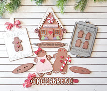 Load image into Gallery viewer, Gingerbread Baking SVG File | Laser Cut File | Glowforge | Gingerbread House | Christmas | Candy Cane | Gingerbread Laser Cut File