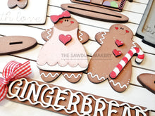Load image into Gallery viewer, Gingerbread Baking SVG File | Laser Cut File | Glowforge | Gingerbread House | Christmas | Candy Cane | Gingerbread Laser Cut File