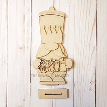 Load image into Gallery viewer, Nutcracker Gnome SVG File | Laser Cut File | Standing Nutcracker Gnome SVG File | Gnome | Gnome Shelf Sitter | Nutcracker SVG