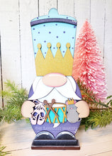 Load image into Gallery viewer, Nutcracker Gnome SVG File | Laser Cut File | Standing Nutcracker Gnome SVG File | Gnome | Gnome Shelf Sitter | Nutcracker SVG