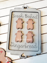 Load image into Gallery viewer, Gingerbread Baking SVG File | Laser Cut File | Glowforge | Gingerbread House | Christmas | Candy Cane | Gingerbread Laser Cut File