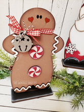 Load image into Gallery viewer, Standing Holiday Christmas SVG File | Laser Cut File | Glowforge | Santa | Gingerbread | Nerdy Reindeer SVG | Christmas Shelf Sitters