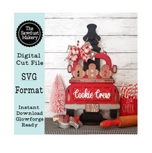 Load image into Gallery viewer, Add-on for Interchangeable Farmhouse Truck SVG | 12" and 24" Truck SVG | Gingerbread Truck | Cookie Crew | Christmas Interchangeable SVG