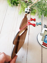 Load image into Gallery viewer, Christmas Photo Frame Ornaments SVG File | Laser Cut File | Ornament SVG | Snowman Ornament SVG | Gingerbread Ornament svg | Glowforge