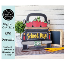 Load image into Gallery viewer, Add-on for Interchangeable Farmhouse Truck SVG | 12" and 24" Truck SVG | School Days Truck | Book Worm | Truck Interchangeable SVG