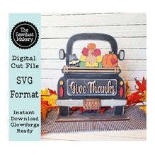 Load image into Gallery viewer, Add-on for Interchangeable Farmhouse Truck SVG | 12" and 24" Truck SVG | Thanksgiving Truck | Turkey | Truck Interchangeable SVG