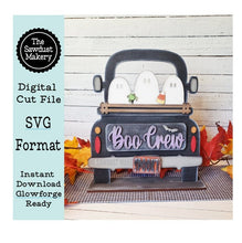 Load image into Gallery viewer, Add-on for Interchangeable Farmhouse Truck SVG | 12" and 24" Truck SVG | Boo Crew Truck | Halloween | Truck Interchangeable SVG