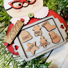Load image into Gallery viewer, Mrs. Claus Bakery Personalized Ornament SVG File | Laser Cut File | Christmas Ornament Kit | Ornament SVG | Mrs. Claus | Personalized