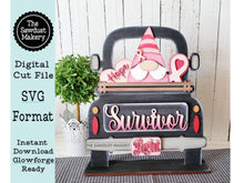 Load image into Gallery viewer, Add-on for Interchangeable Farmhouse Truck SVG | 12" and 24" Truck SVG | Cancer Truck | Cancer Survivor | Interchangeable SVG