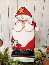 Load image into Gallery viewer, Standing Holiday Christmas SVG File | Laser Cut File | Glowforge | Santa | Gingerbread | Nerdy Reindeer SVG | Christmas Shelf Sitters
