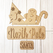 Load image into Gallery viewer, Add-on for Interchangeable Farmhouse Truck SVG | 12" and 24" Truck SVG | North Pole Christmas Truck | Santa | Christmas Interchangeable SVG
