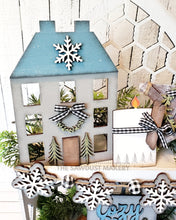 Load image into Gallery viewer, Hygge Holiday Winter Christmas SVG File | Laser Cut File | Winter SVG | Hygee SVG | Snowflakes | Christmas digital cut file