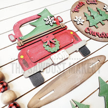 Load image into Gallery viewer, Christmas Tree Farm Tiered Tray SVG File | Laser Cut File | Glowforge | Tree Farm | Christmas Trees | Tree Farm SVG | Christmas Truck SVG