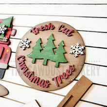 Load image into Gallery viewer, Christmas Tree Farm Tiered Tray SVG File | Laser Cut File | Glowforge | Tree Farm | Christmas Trees | Tree Farm SVG | Christmas Truck SVG