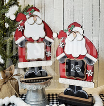 Load image into Gallery viewer, Santa Countdown SVG File | Laser Cut File | Standing Santa SVG File | Santa Shelf Sitter | Days to Christmas SVG