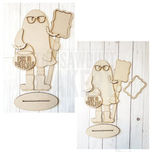Load image into Gallery viewer, Halloween Ghost Countdown SVG File | Laser Cut File | Standing Ghost SVG File | Shelf Sitter | Halloween Boo SVG