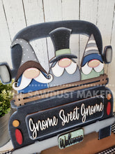 Load image into Gallery viewer, Add-on for Interchangeable Farmhouse Truck SVG | 12" and 24" Truck SVG | Gnome Sweet Gnome Truck | Home Decor Gnome | Interchangeable SVG