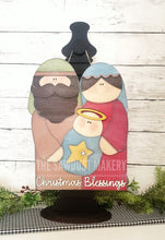 Load image into Gallery viewer, Christmas Blessing Nativity Door Hanger SVG File | Laser Cut File | Away in a Manger | Nativity SVG | O Holy Night | Christmas SVG