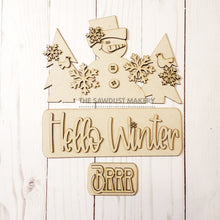 Load image into Gallery viewer, Add-on for Interchangeable Farmhouse Truck SVG | 12" and 24" Truck SVG | Hello Winter Truck | Snowman | Truck Interchangeable SVG