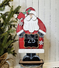 Load image into Gallery viewer, Santa Countdown SVG File | Laser Cut File | Standing Santa SVG File | Santa Shelf Sitter | Days to Christmas SVG