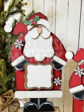Load image into Gallery viewer, Santa Countdown SVG File | Laser Cut File | Standing Santa SVG File | Santa Shelf Sitter | Days to Christmas SVG