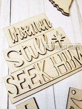 Load image into Gallery viewer, Nativity Tiered Tray SVG File | Laser Cut File | Away in a Manger | Nativity SVG | O Holy Night | Christmas SVG