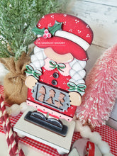 Load image into Gallery viewer, Mrs. Claus Bakery Gnome SVG File | Laser Cut File | Standing Gnome SVG File | Gnome | Gnome Shelf Sitter | North Pole Gnome SVG
