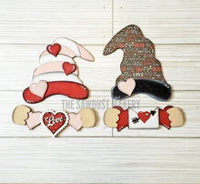 Load image into Gallery viewer, Add-on Interchangeable Gnome SVG File | Valentine | Laser Cut File | Valentine's Day Gnome SVG File | SVG | Gnome | Gnome Shelf Sitter