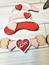 Load image into Gallery viewer, Add-on Interchangeable Gnome SVG File | Valentine | Laser Cut File | Valentine's Day Gnome SVG File | SVG | Gnome | Gnome Shelf Sitter